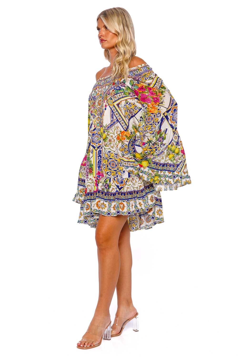 Camilla A LINE FRILL DRESS MINI