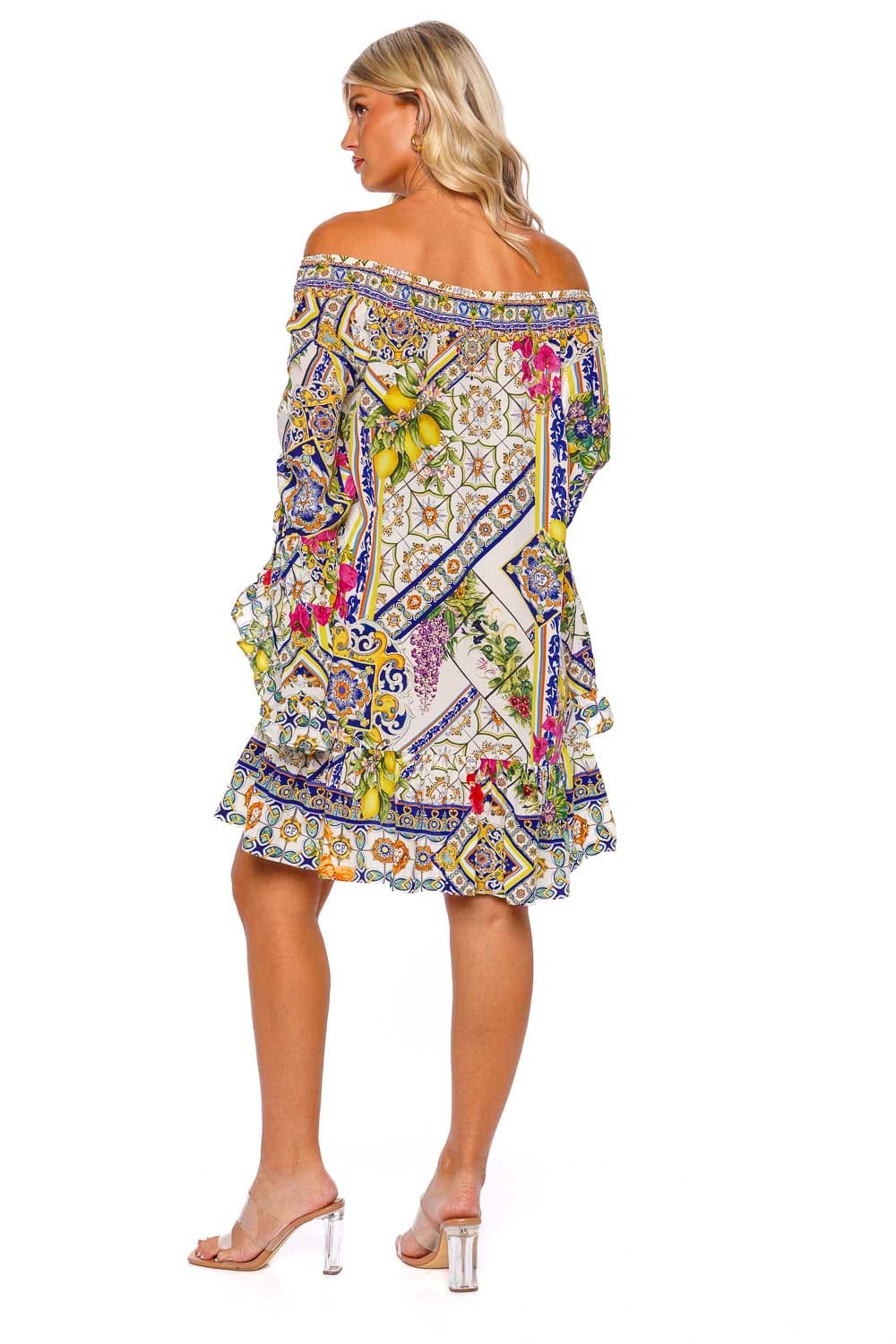 Camilla A LINE FRILL DRESS MINI
