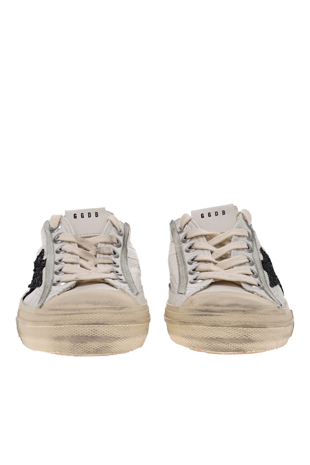 Golden Goose V-Star 2 Glitter Leather Sneakers