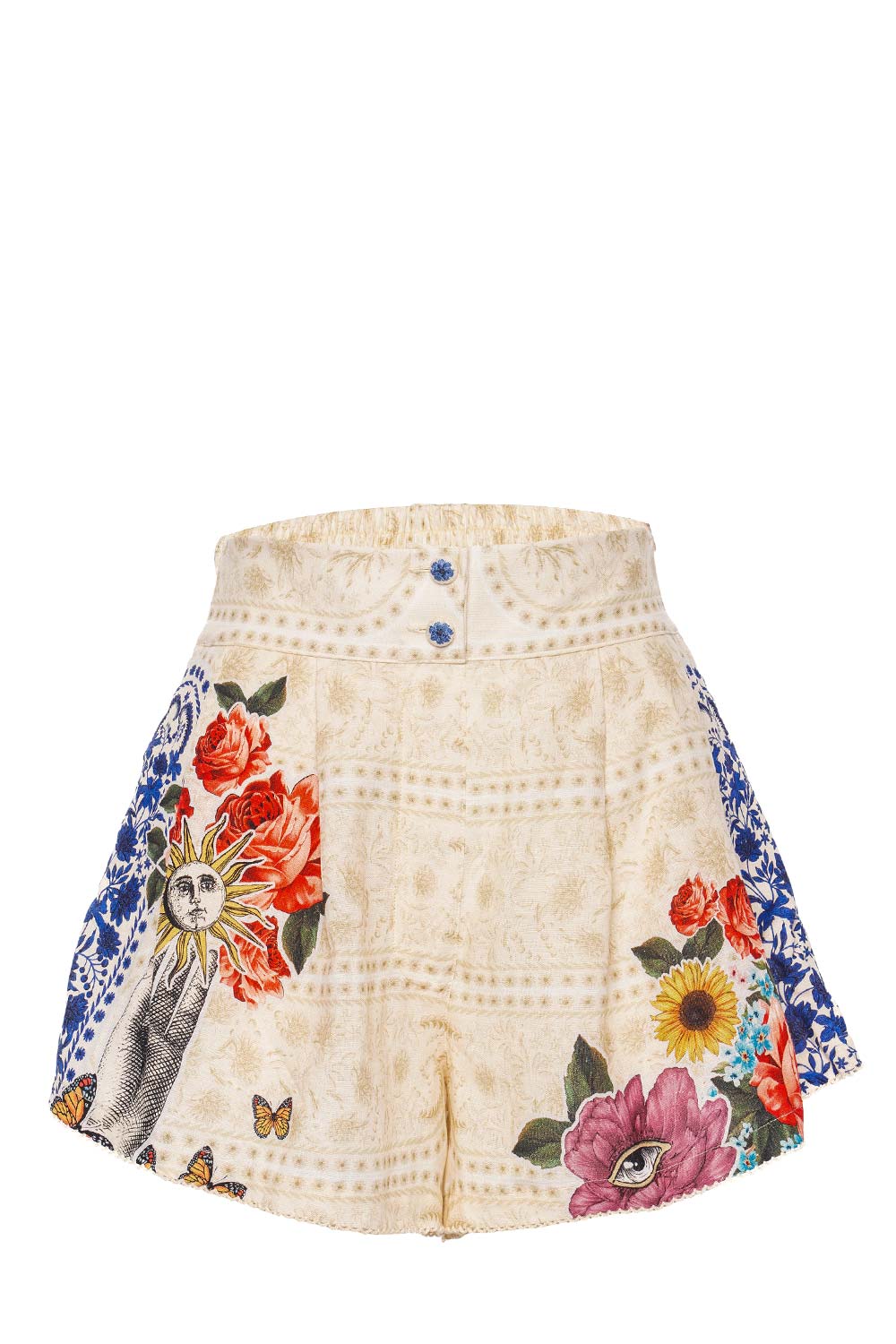 Agua Bendita NALIA EMBELLISHED 12311 SHORT 12311 MULTICOLOR