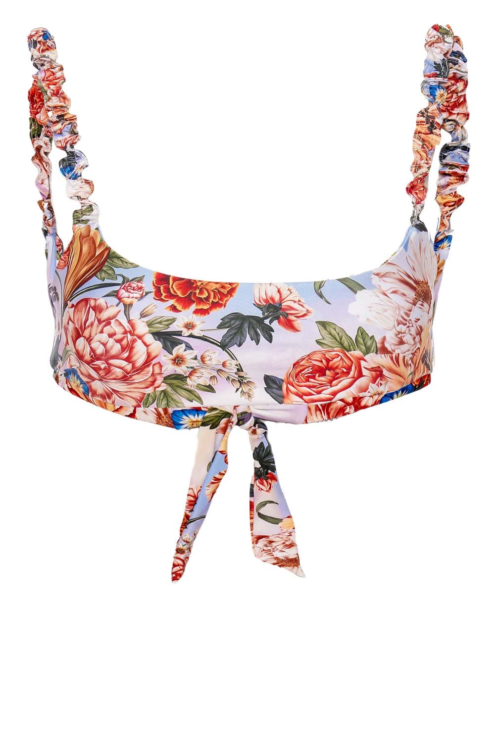 Agua Bendita Evie Numen Ruched Bikini Top