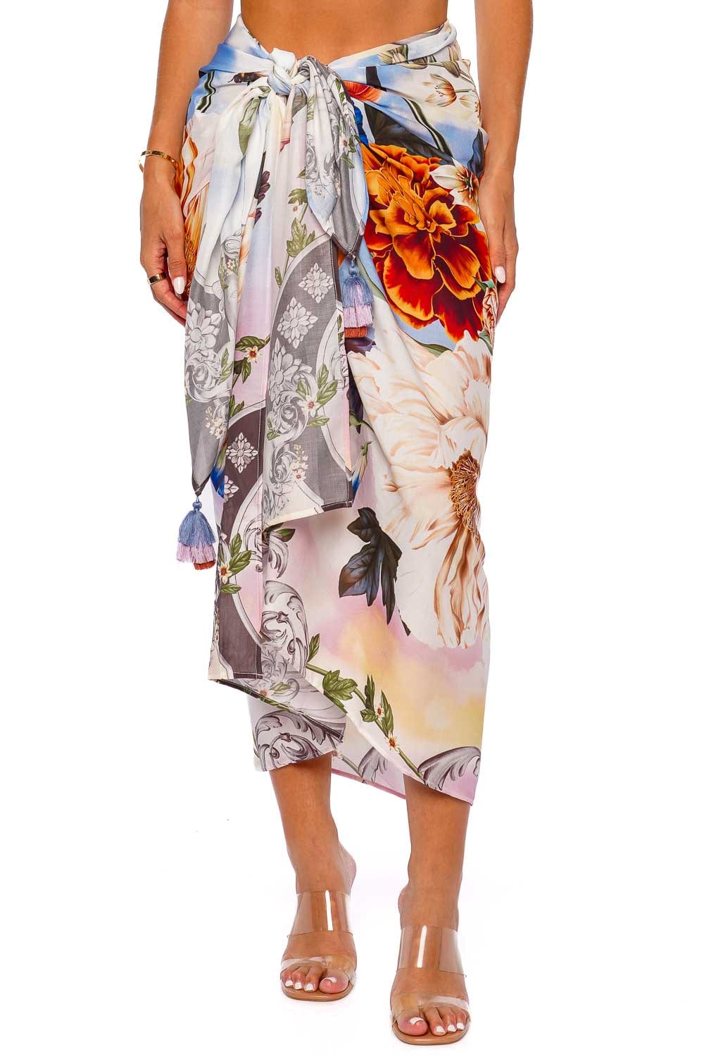 Agua Bendita Marine Numen Pareo Cover Up