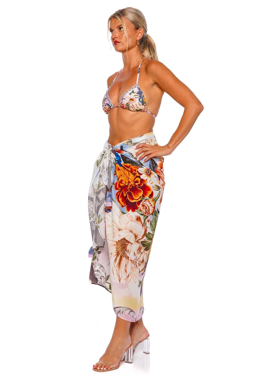 Agua Bendita Marine Numen Pareo Cover Up