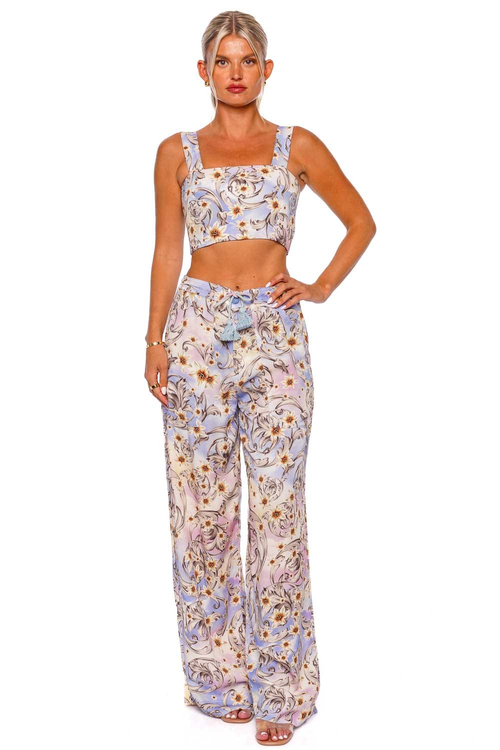 Agua Bendita Caroline Numen Wide Leg Pant