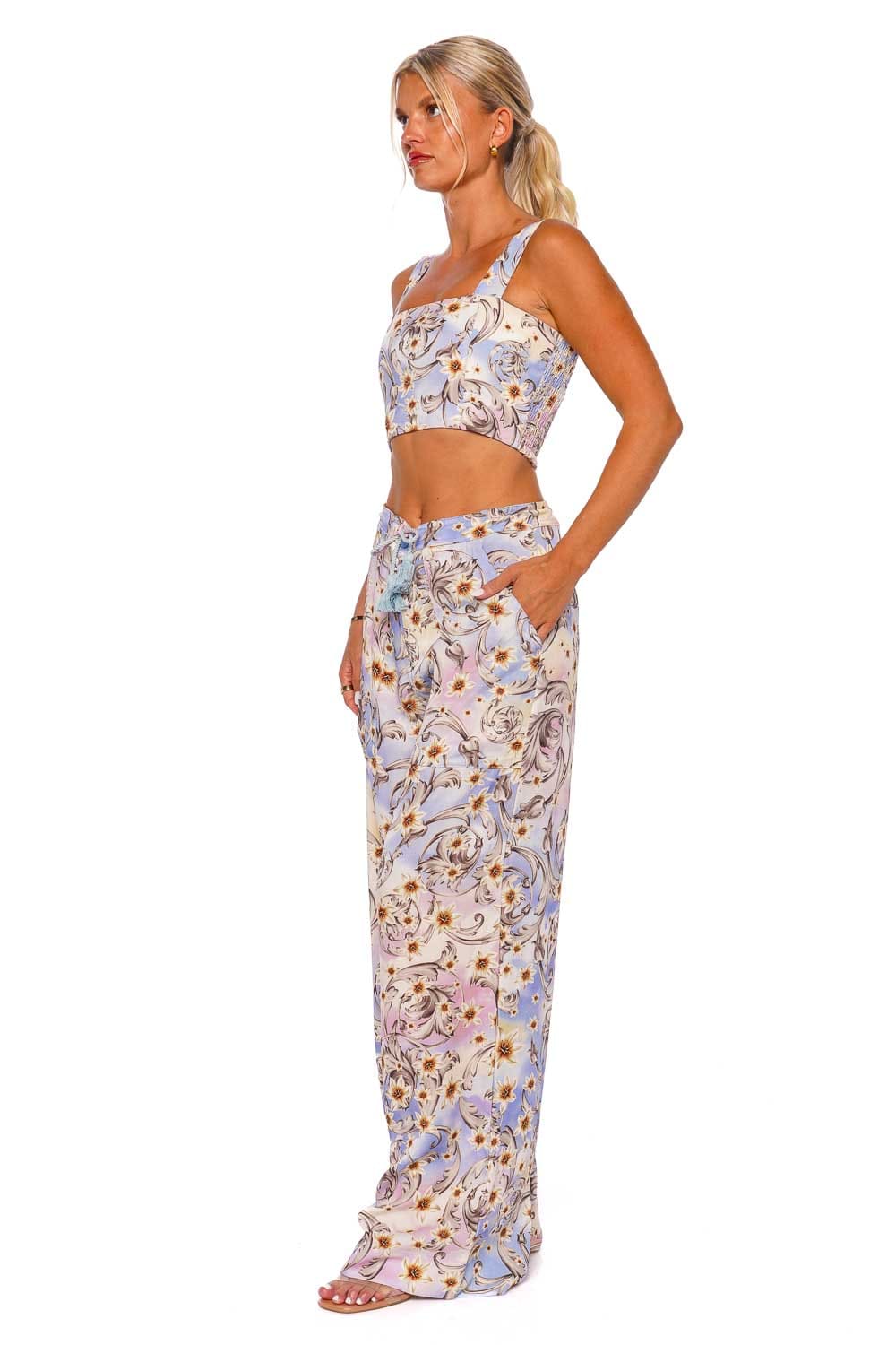 Agua Bendita Caroline Numen Wide Leg Pant