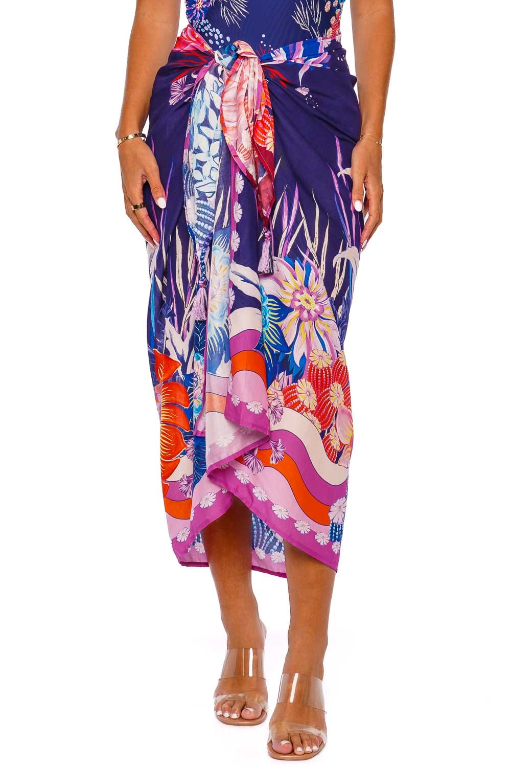 Agua Bendita Marine Boreal Pareo Cover Up