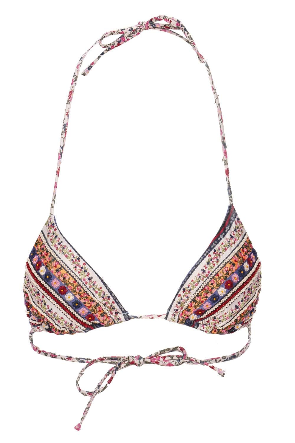 Agua Bendita Lolita Aguja Triangle Bikini Top