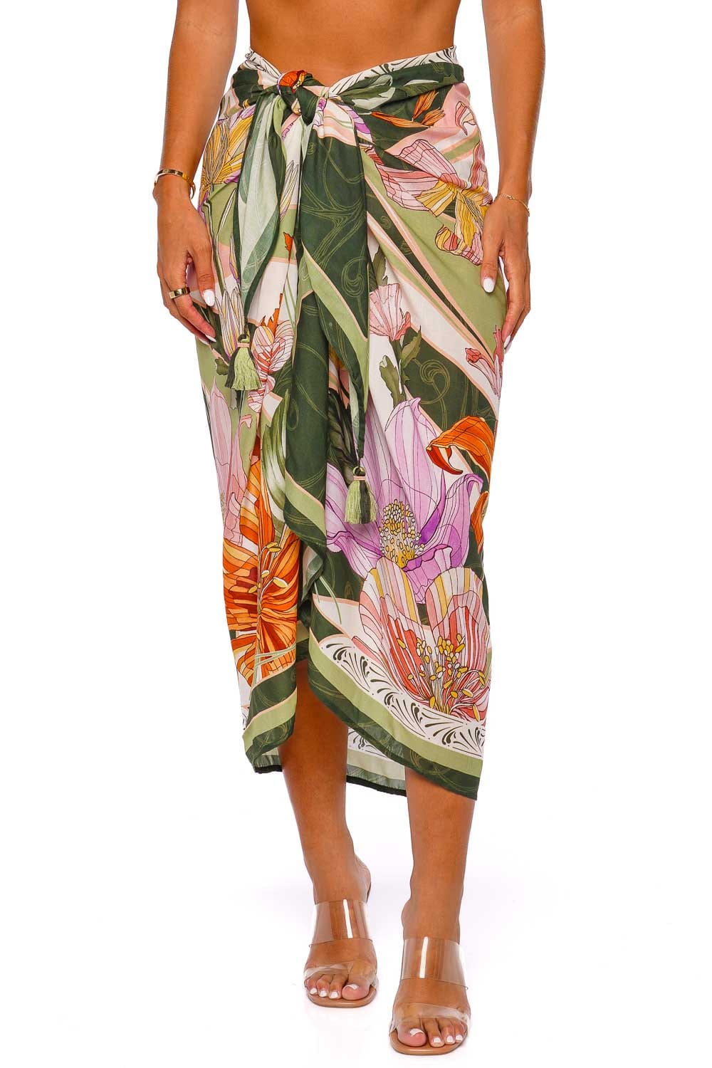 Agua Bendita Marine Vitreo Pareo Cover Up