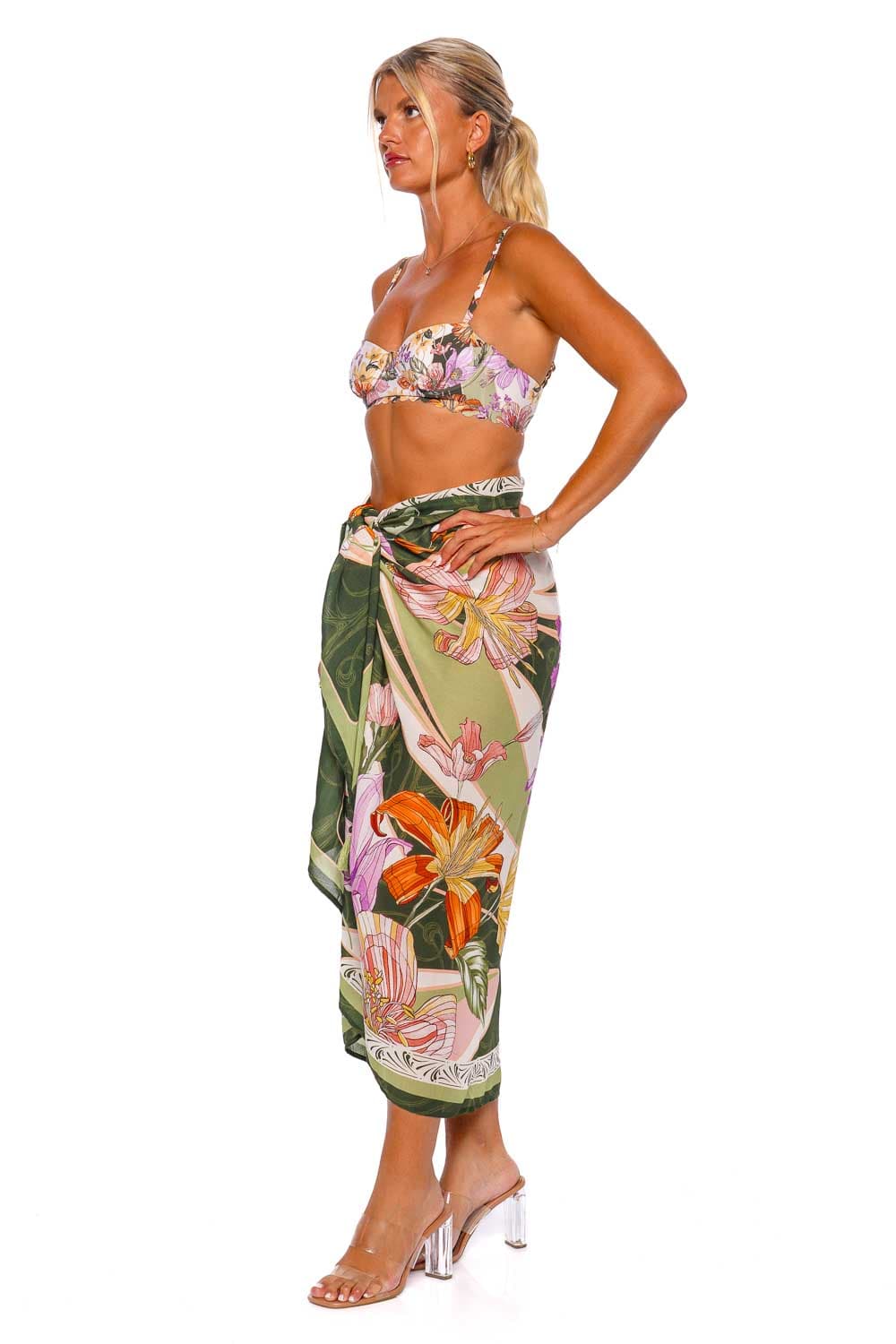 Agua Bendita Marine Vitreo Pareo Cover Up