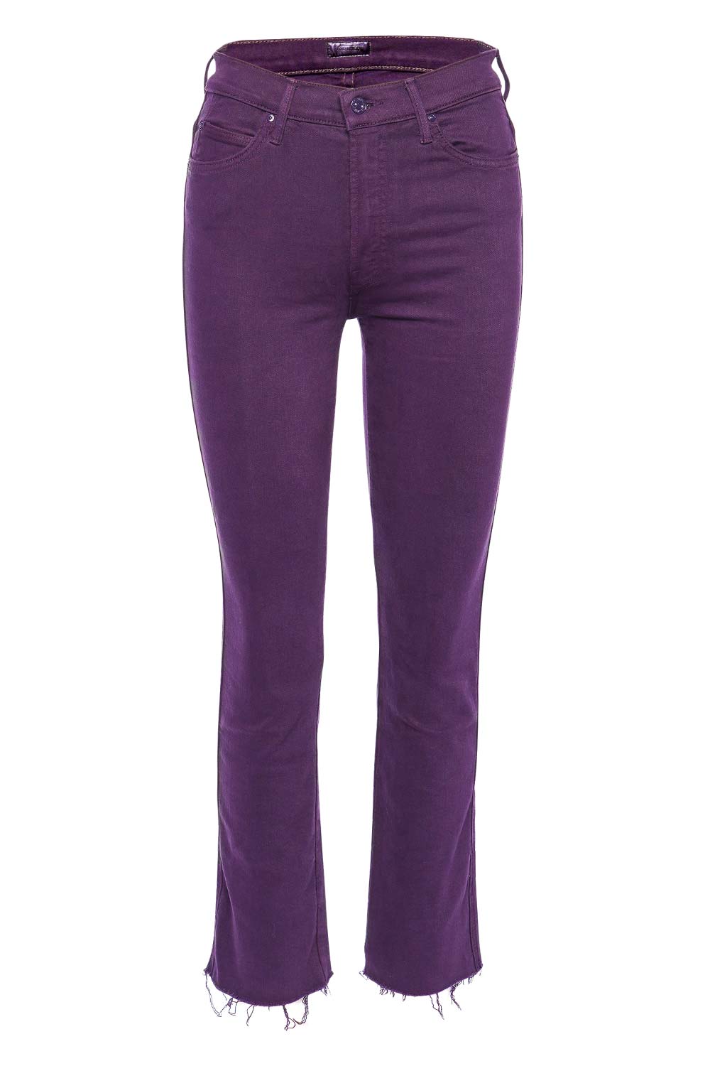 MOTHER Denim Rascal Ankle Fray Blackberry Cordial Jean