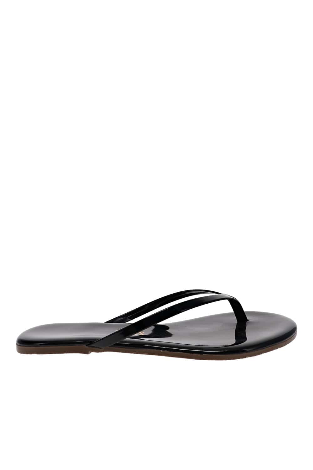 Glosses Licorice Leather Sandal