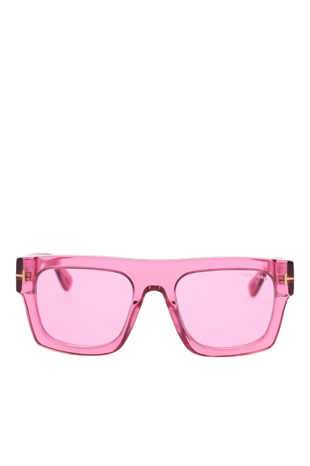 Tom Ford Eyewear Fausto Transparent Fuchsia Sunglasses