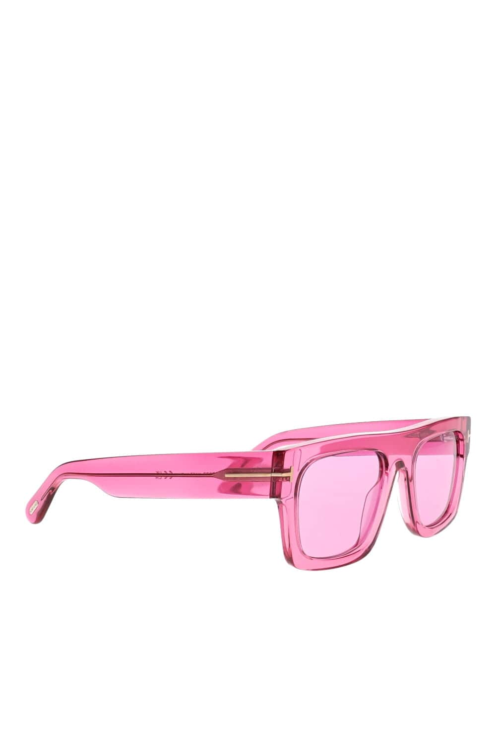 Tom Ford Eyewear Fausto Transparent Fuchsia Sunglasses