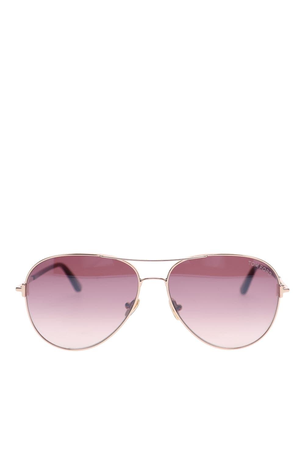 Tom Ford Eyewear Clark Pink Bordeaux Aviator Sunglasses