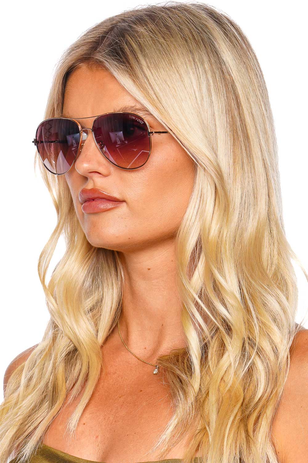 Tom Ford Eyewear FT0823 Transparent Pink Bordeax Sunglasses FT0823 Pink/Bordeaux