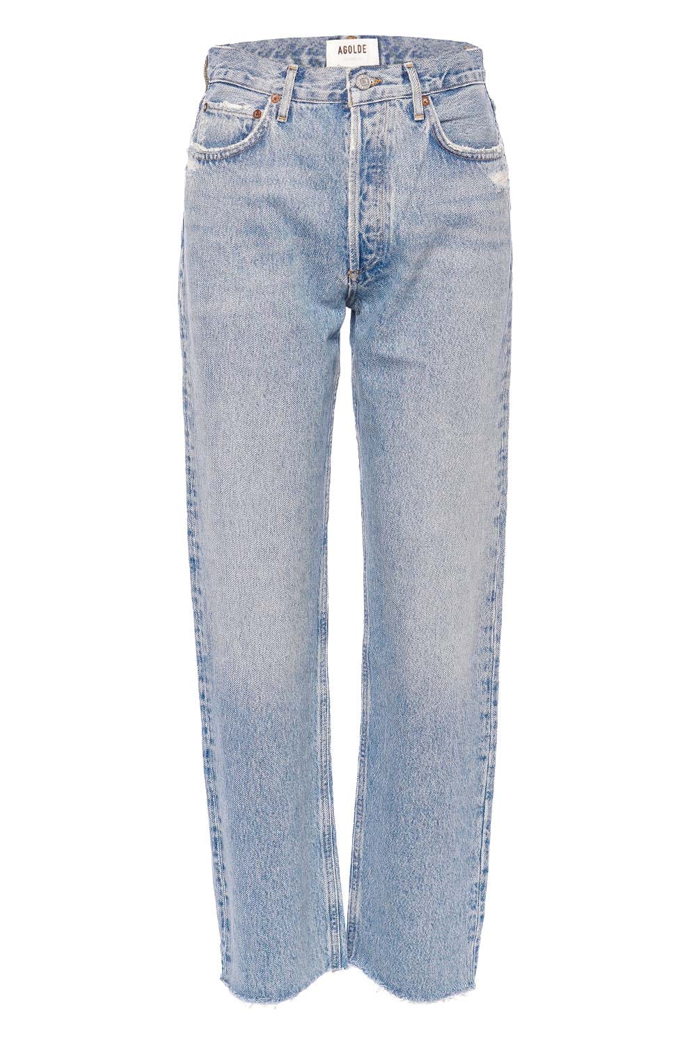 90 s Pinch Waist Straight Jeans