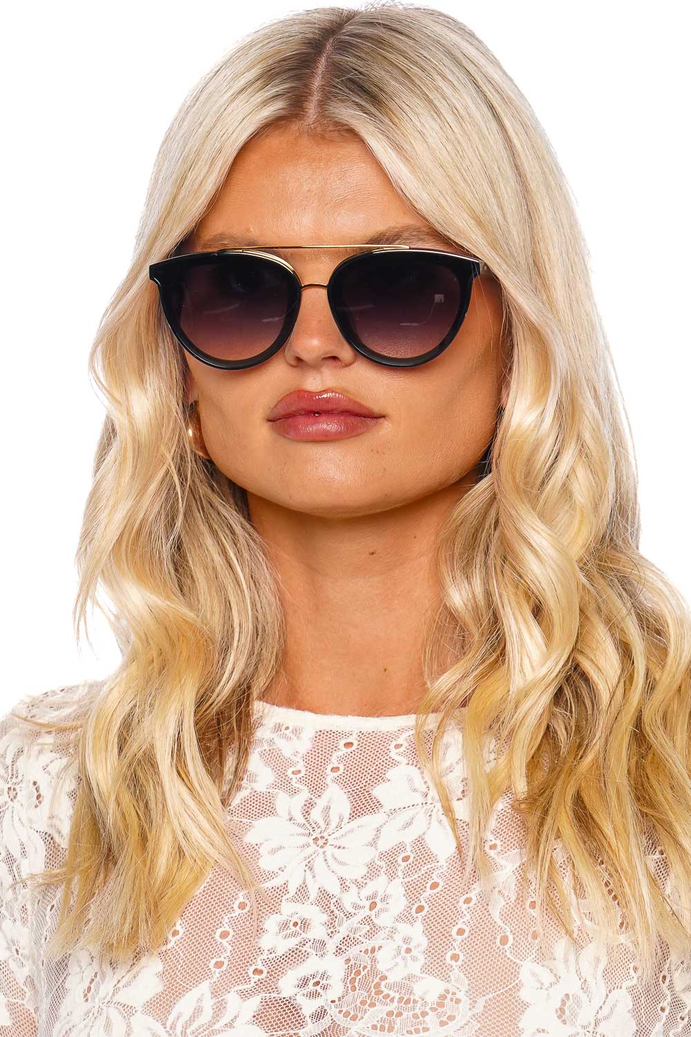 KREWE Clio Nylon Black Shadow Sunglasses