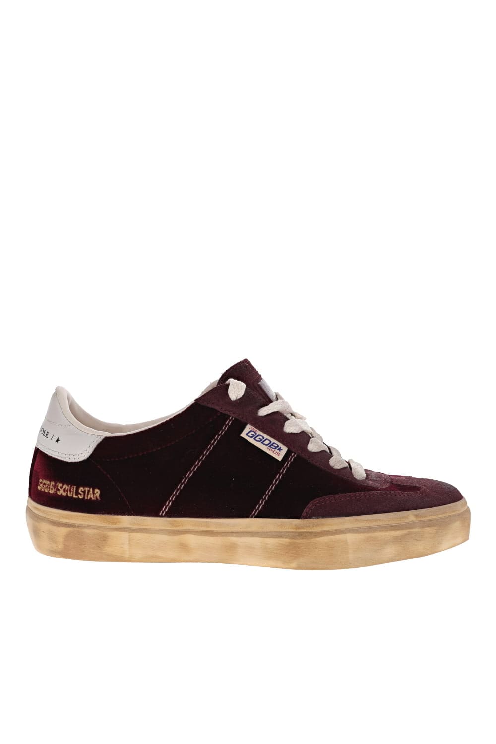 Soul Star Bordeaux Suede Leather Sneakers