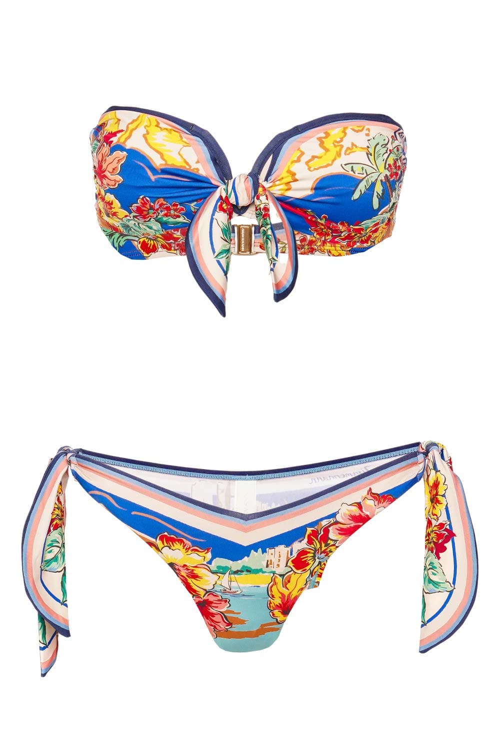 Alight Nautical Map Scarf Tie Bikini