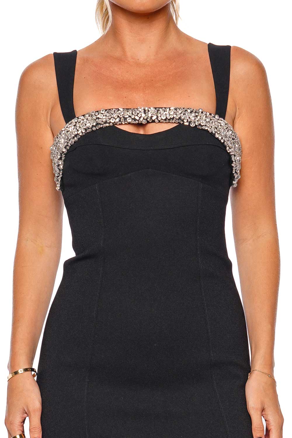 SIMKHAI Lenny Mini Dress 423-1030-E Black