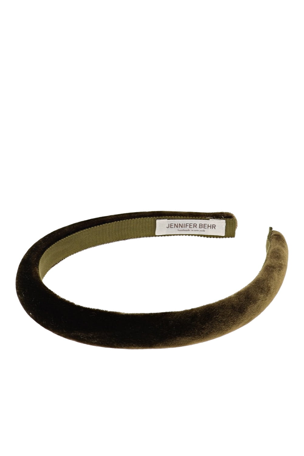 Jennifer Behr Velvet Tiana Headband 48BA7-moss MOSS