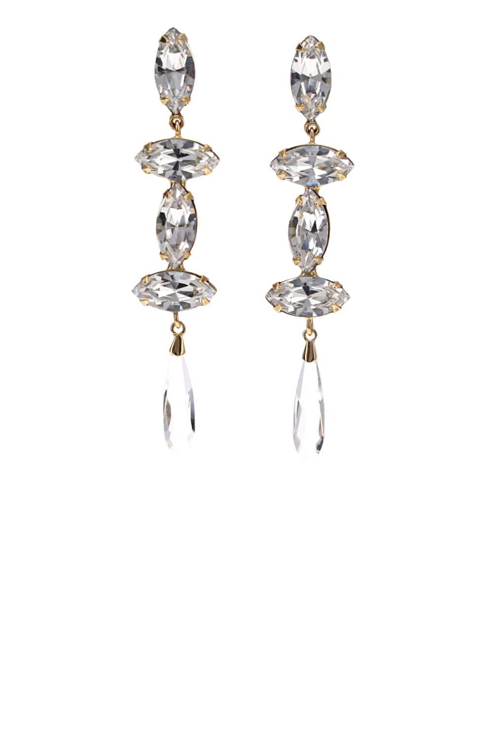 Jennifer Behr Ginevra Earrings 50RC119-crystal-antique-gold CRYSTAL ANTIQUE GOLD