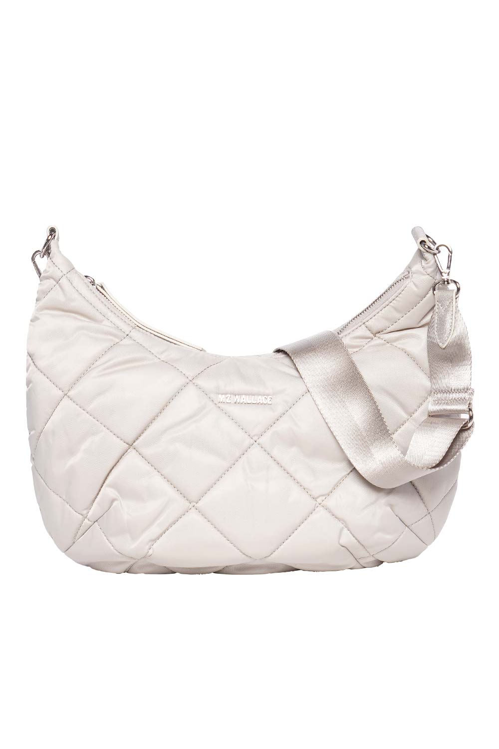 White quilted outlet shoulder bag