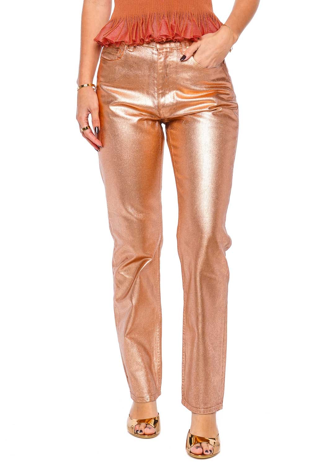 Ulla Johnson The Agnes Jean UJ990454 COPPER FOILED WASH