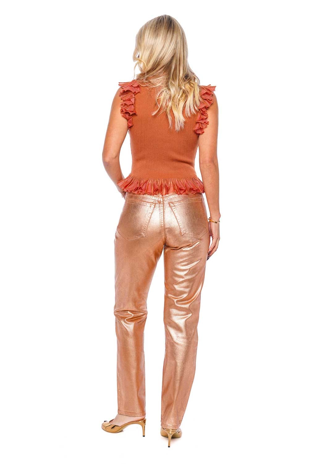 Ulla Johnson The Agnes Jean UJ990454 COPPER FOILED WASH
