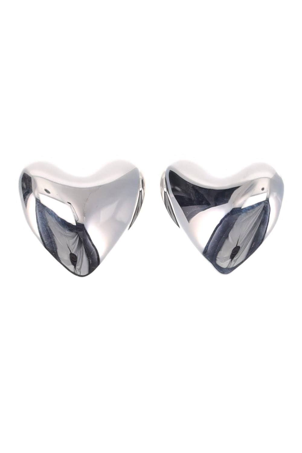 Voight by Valentina Seamless Heart Hoops , Silver - $49 - From