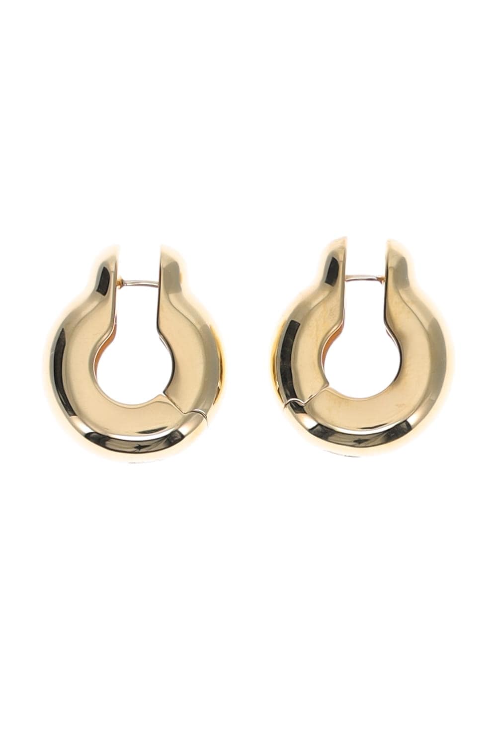 Annika Inez Large Ample Hinge Gold Hoop Earrings