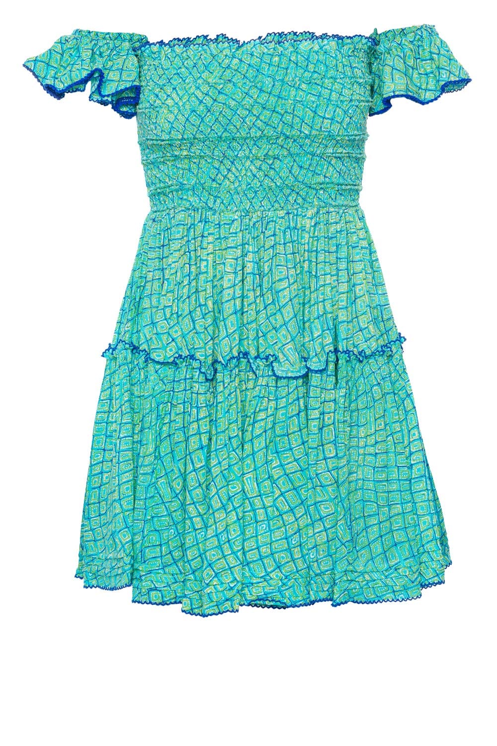 Blue Abbie Shirred Mini Dress Etro - Abbie Shirred Mini Dress -  GenesinlifeShops Spain