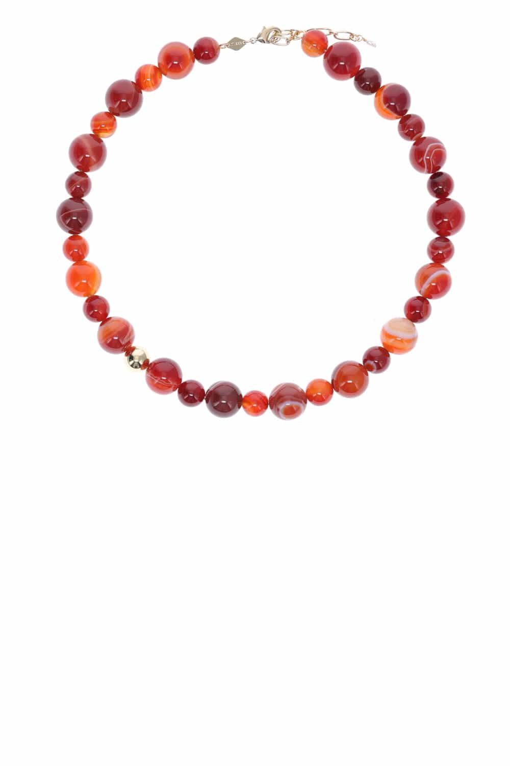 Anni Lu Caramel Drops Agate Beaded Necklace