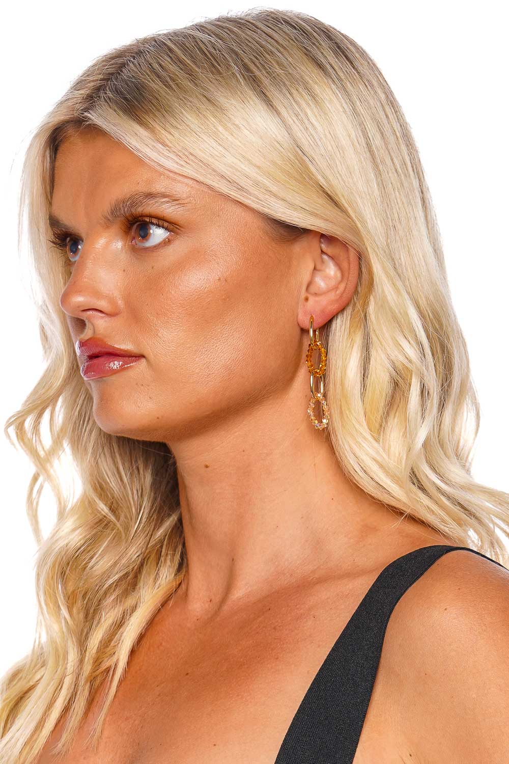 Anni Lu Bling a Ling Beaded Link Earrings