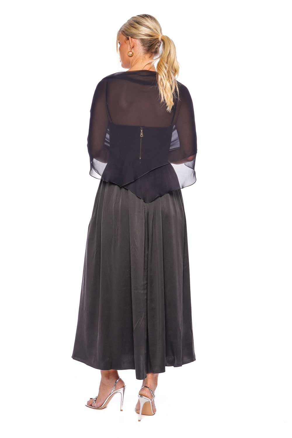 Naeem Khan Black Shawl NK-SHAWL BLACK