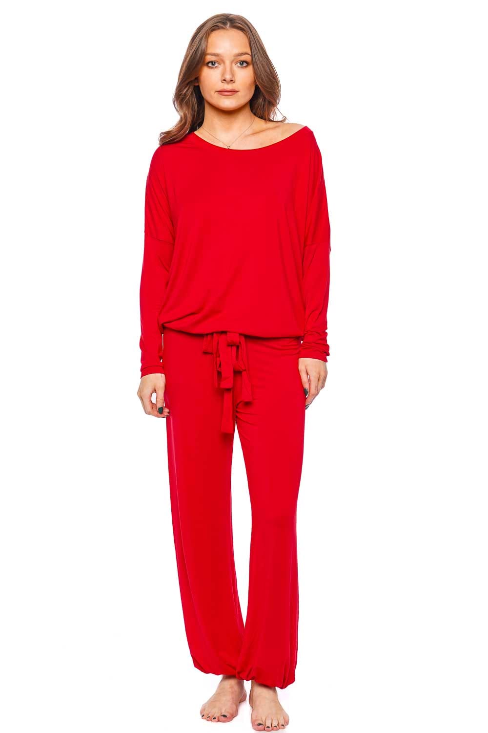 Eberjey GISELE SLOUCHY SET TZ1018LC HAUTE RED/HAUTE RED