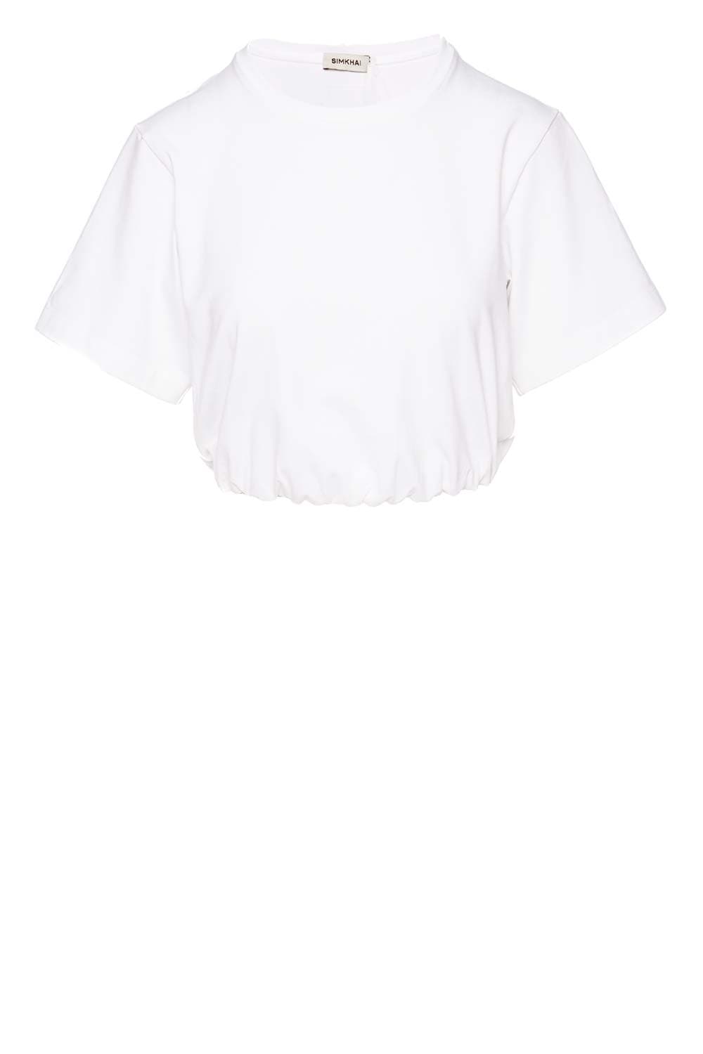 White crop hot sale tee