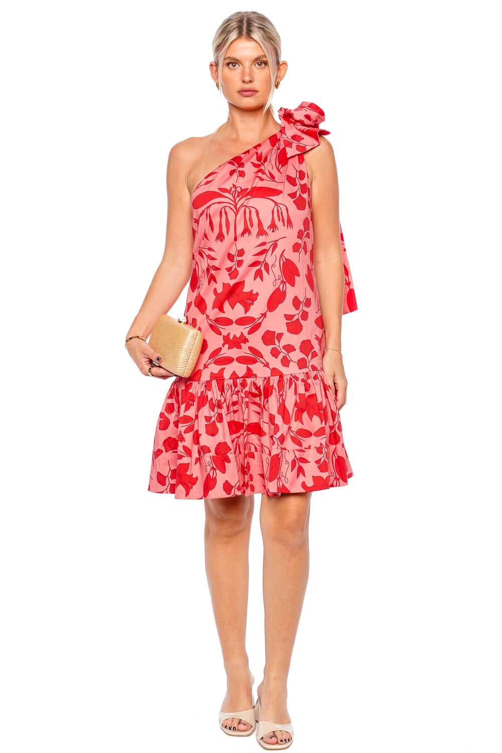 Andres Otalora NEIVA ONE SHOULDER MINI DRESS