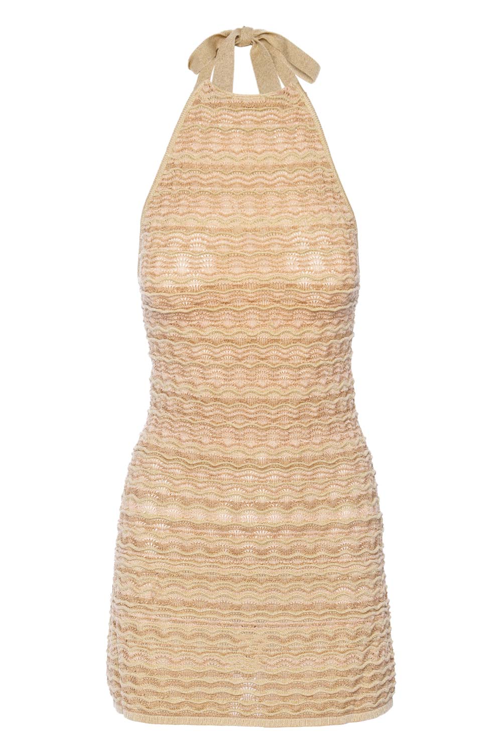 Erina Beach Combo Knit Mini Dress