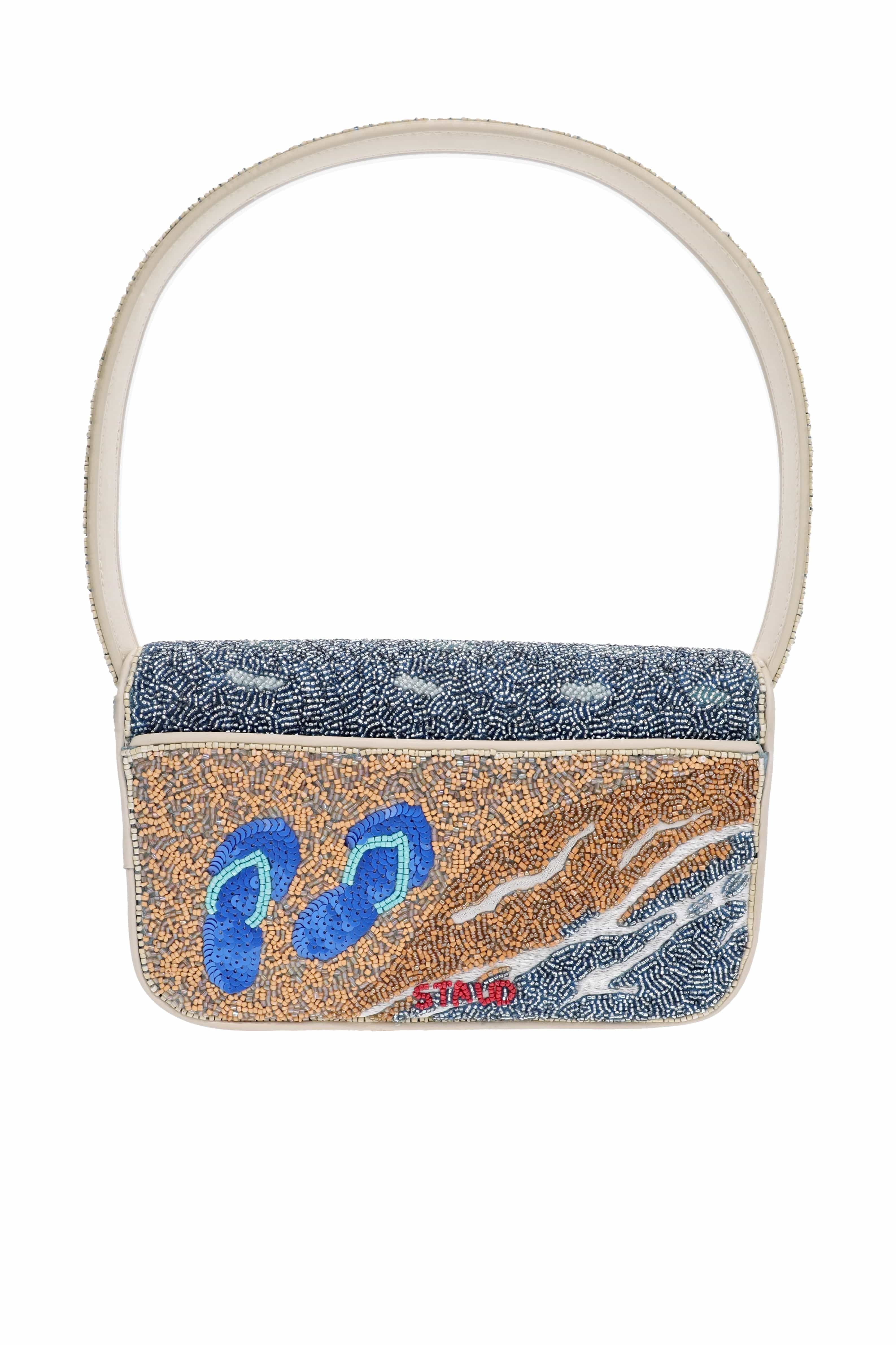 Staud Tommy SPF 0 Beaded Shoulder Bag