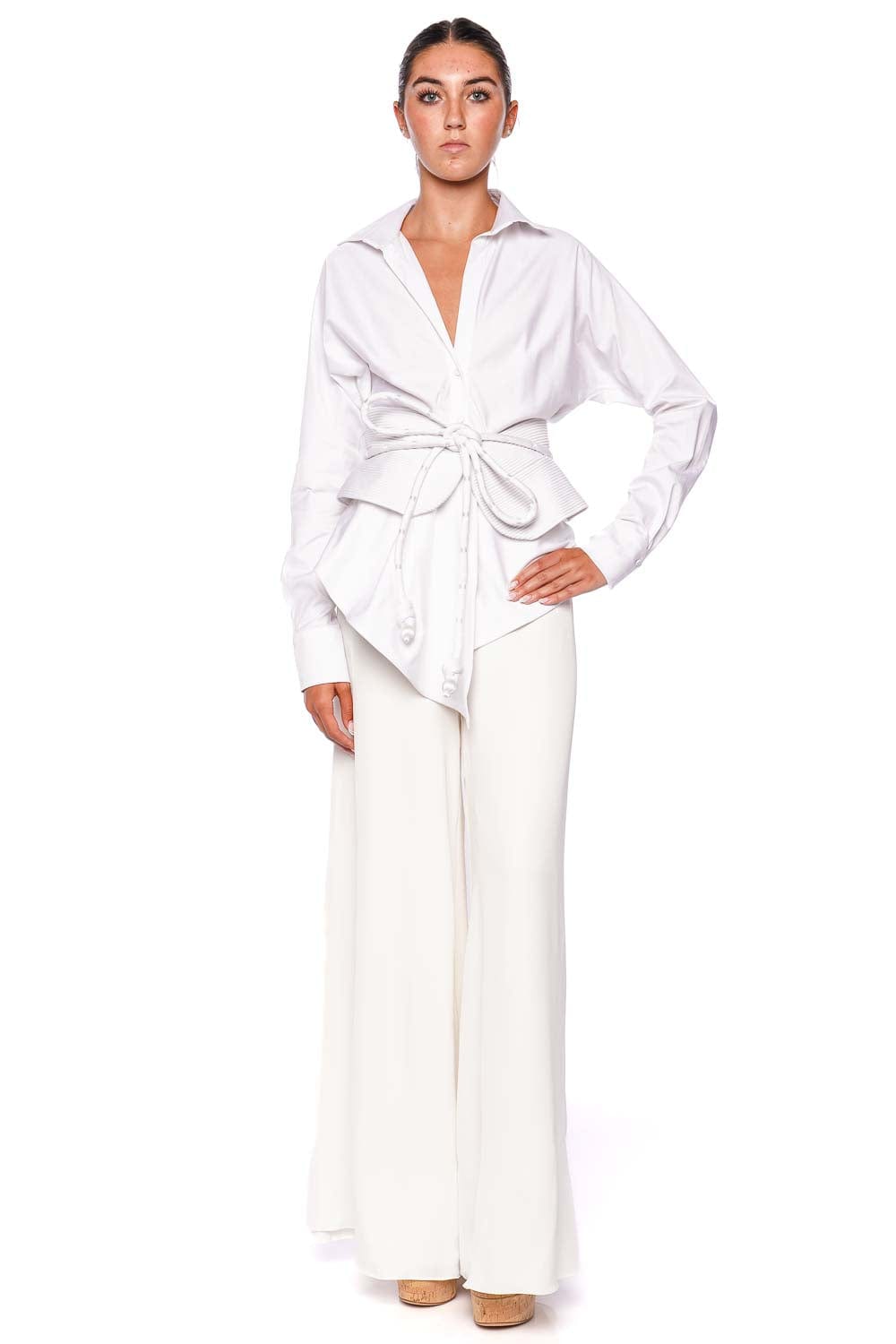 Andres Otalora Andres Crepe Ultra Wide Leg Pant