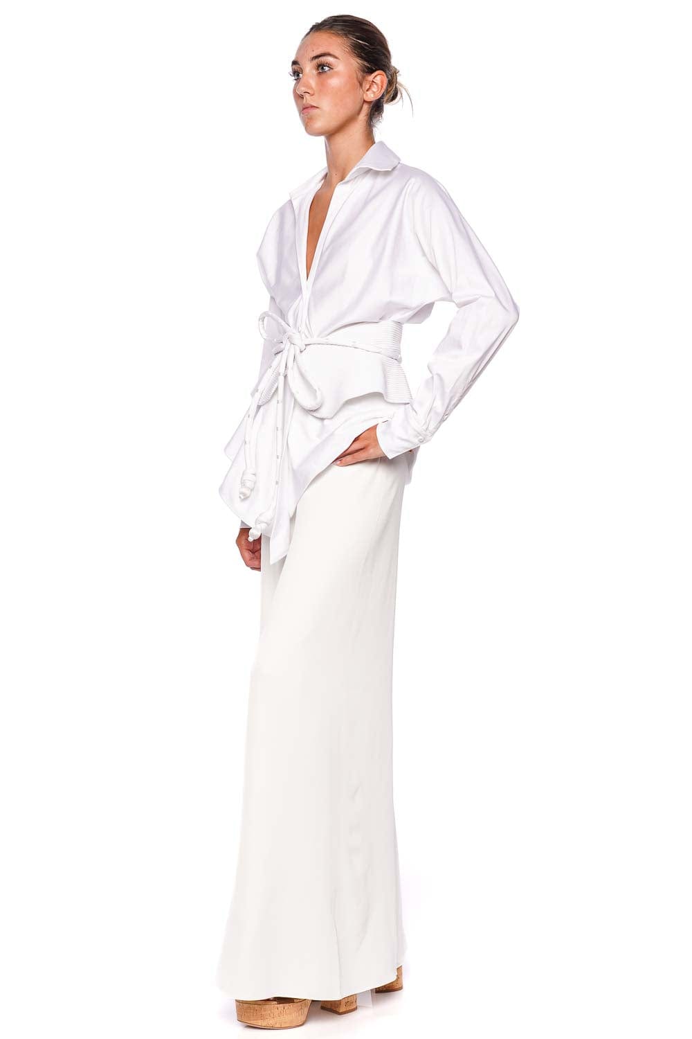 Andres Otalora Andres Crepe Ultra Wide Leg Pant