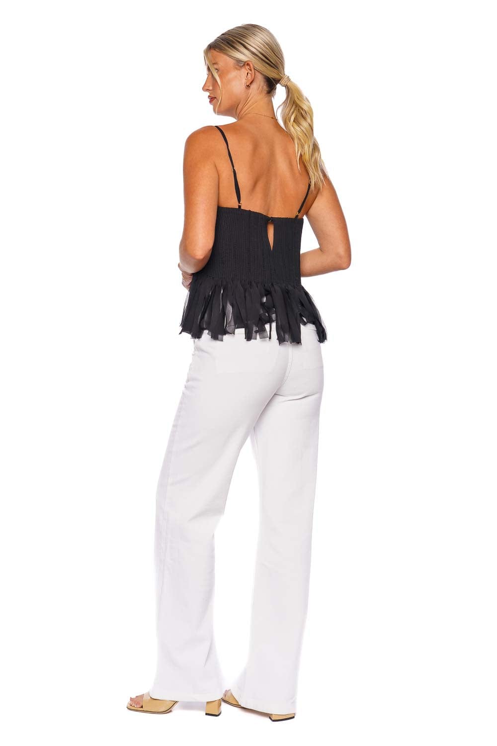 SIMKHAI ANSEL TROUSER 324-4073-DN-WH WHITE