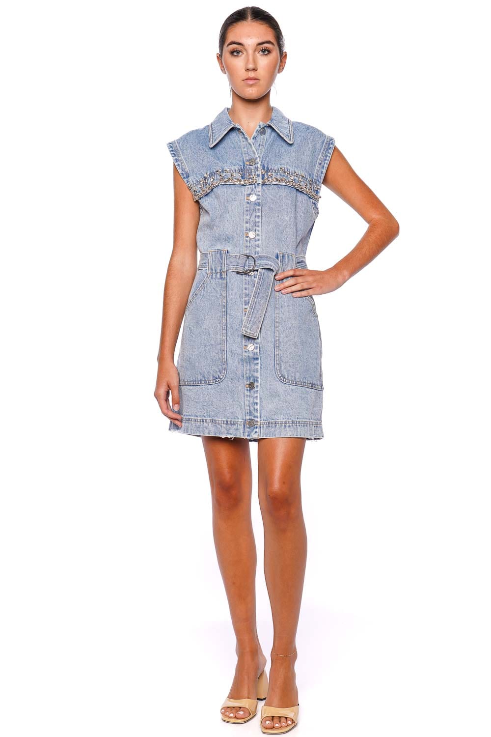 Acler denim dress best sale