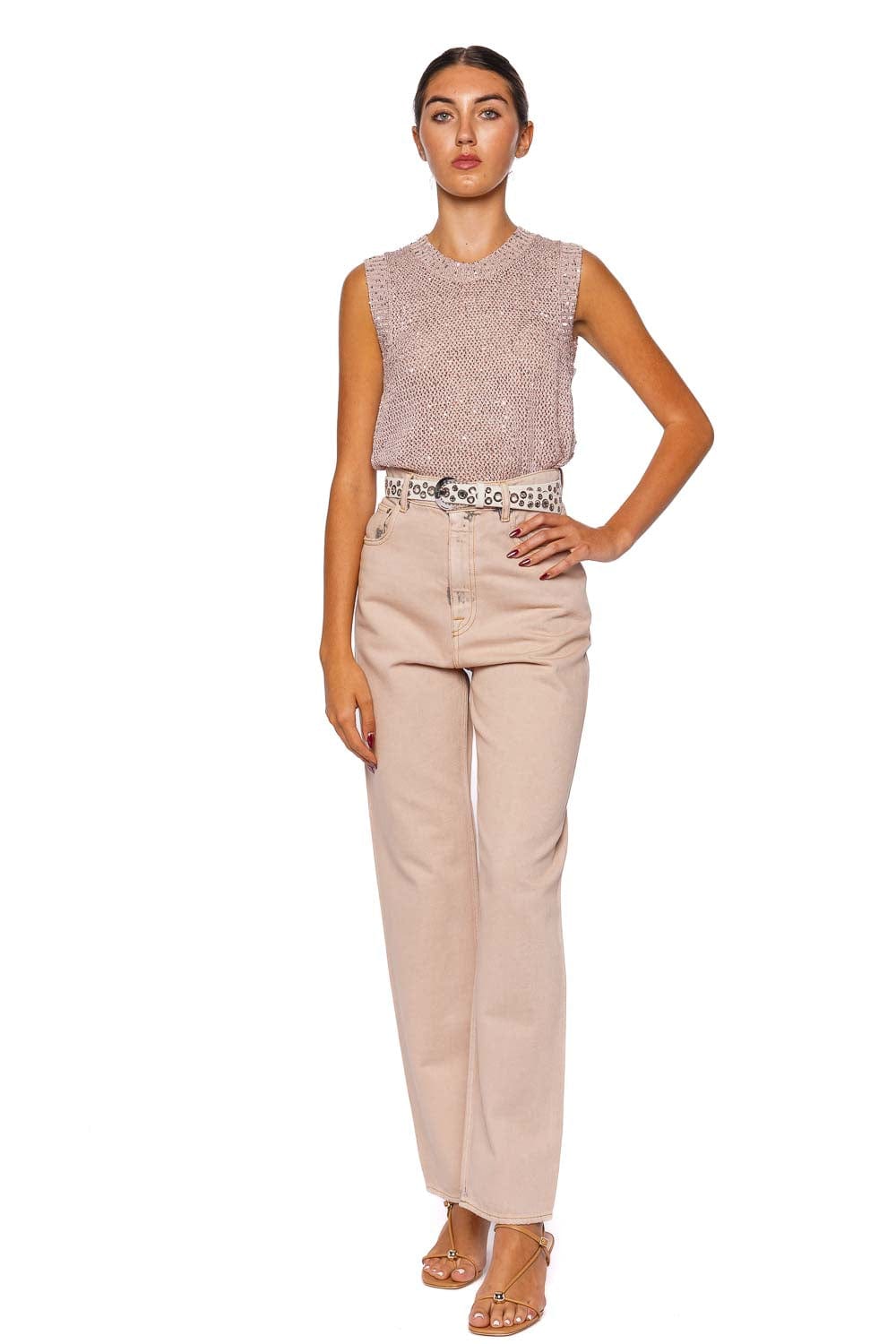 Golden Goose Kim Marble Dyed Straight Leg Jean