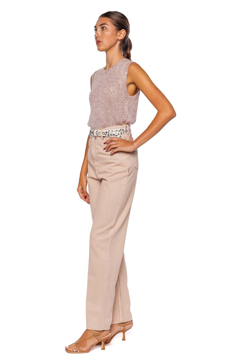 Golden Goose Kim Marble Dyed Straight Leg Jean