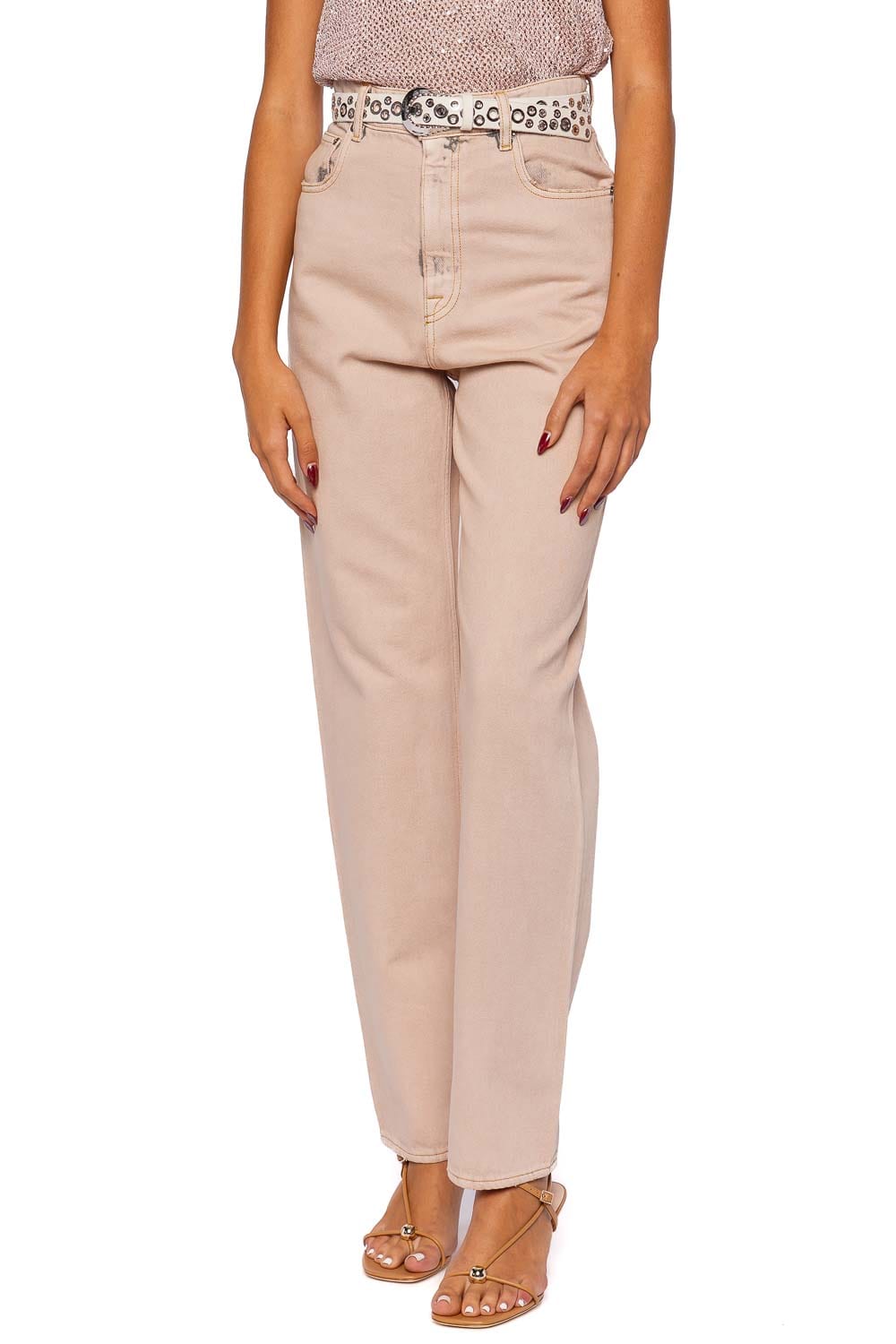 Golden Goose Kim Marble Dyed Straight Leg Jean