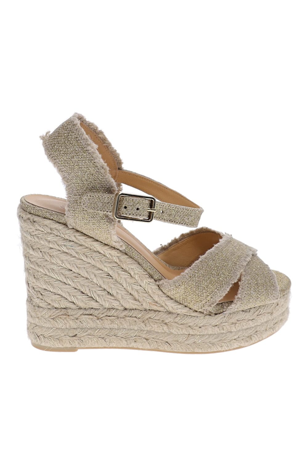 Castaner Bromelia Oro Claro Espadrille Wedge