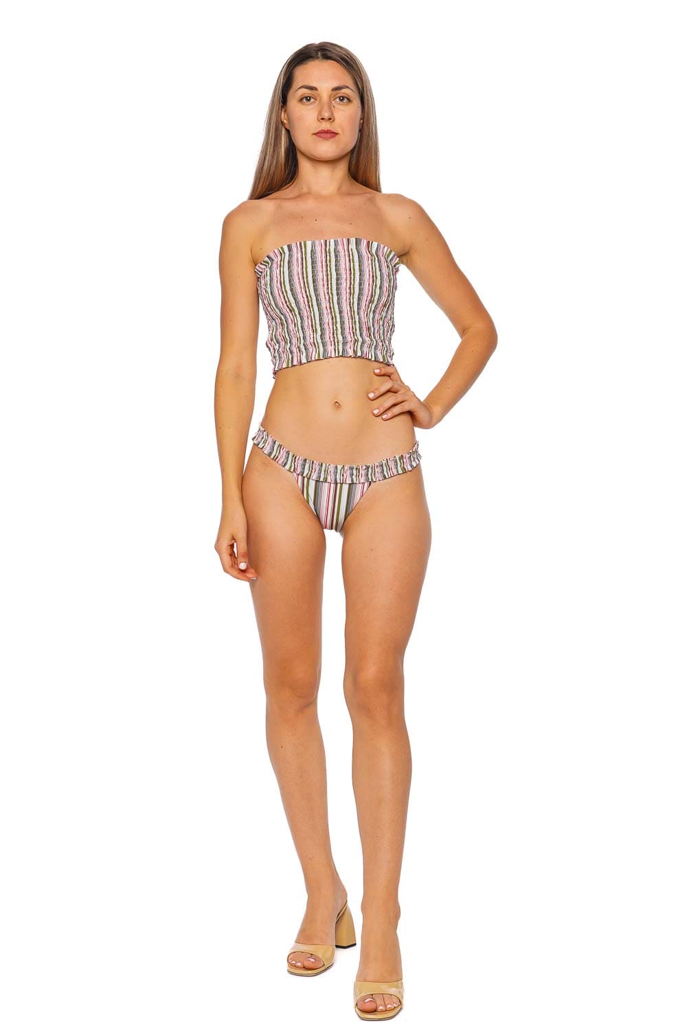 Faithfull The Brand Tavira Ruffled Bikini Bottom