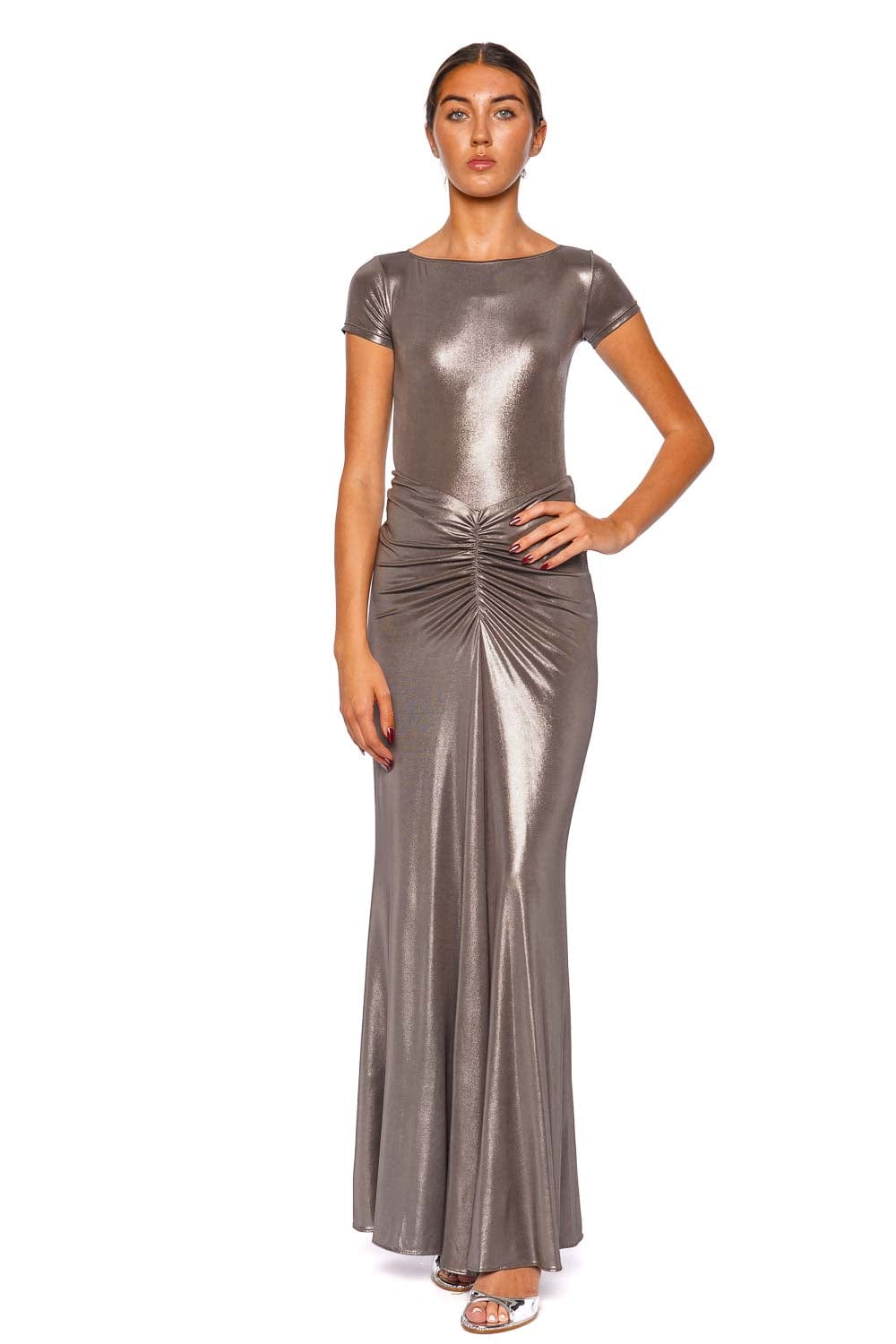LAPOINTE Steel Coated Jersey Short Sleeve Bodysuit